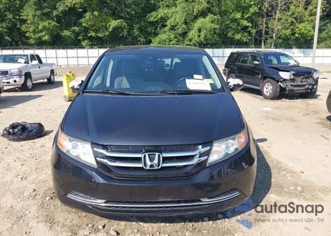2014 Honda Odyssey Ex-L from USA, damaged, VIN 5FNRL5H66EB001960